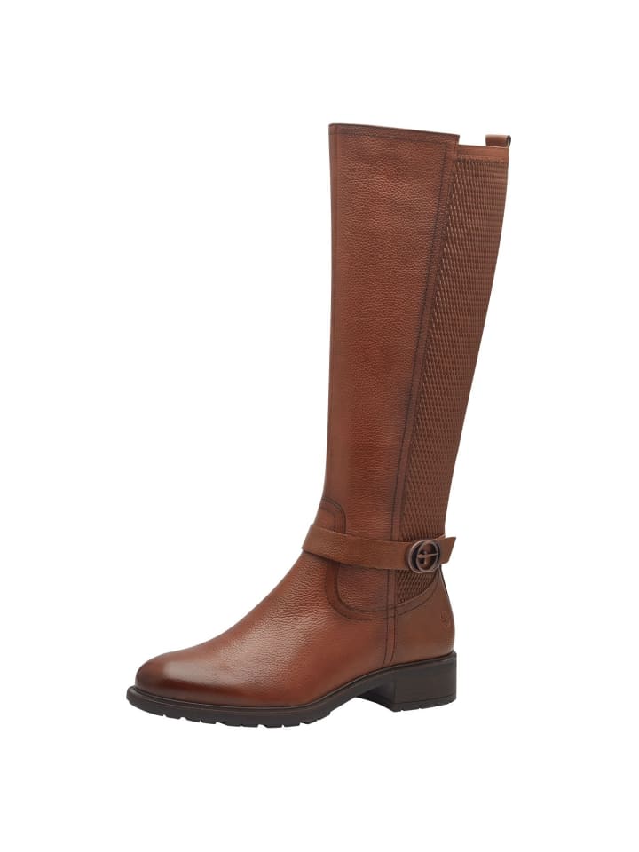 Stiefel in cognac