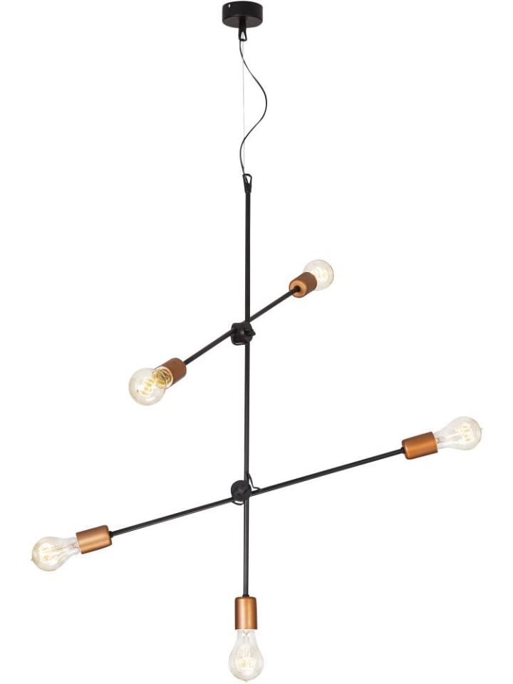 Pendelleuchte (L)73 x (T)120 cm in Schwarz Kupfer
