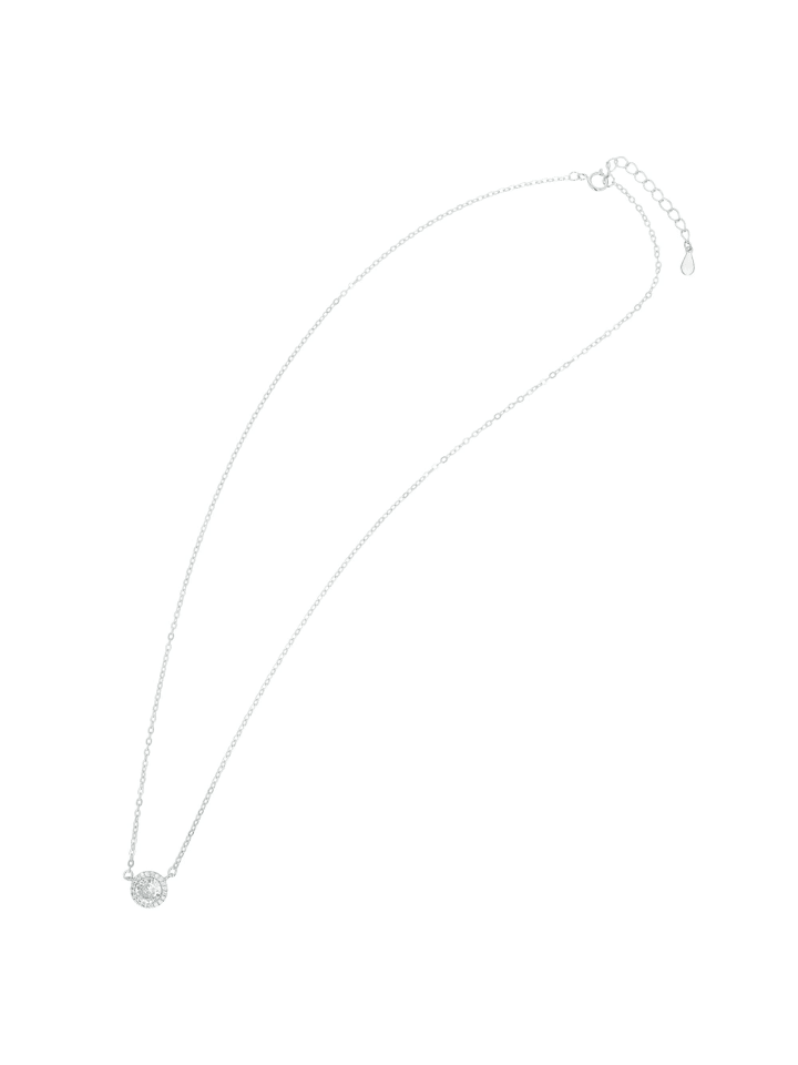 Damen Halskette mit Anhänger – aus 925 Silber in silber