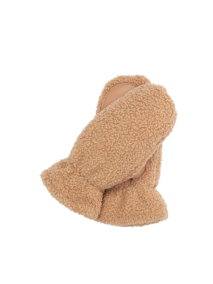 Handschuhe (Echt-Leder) in Hellbraun
