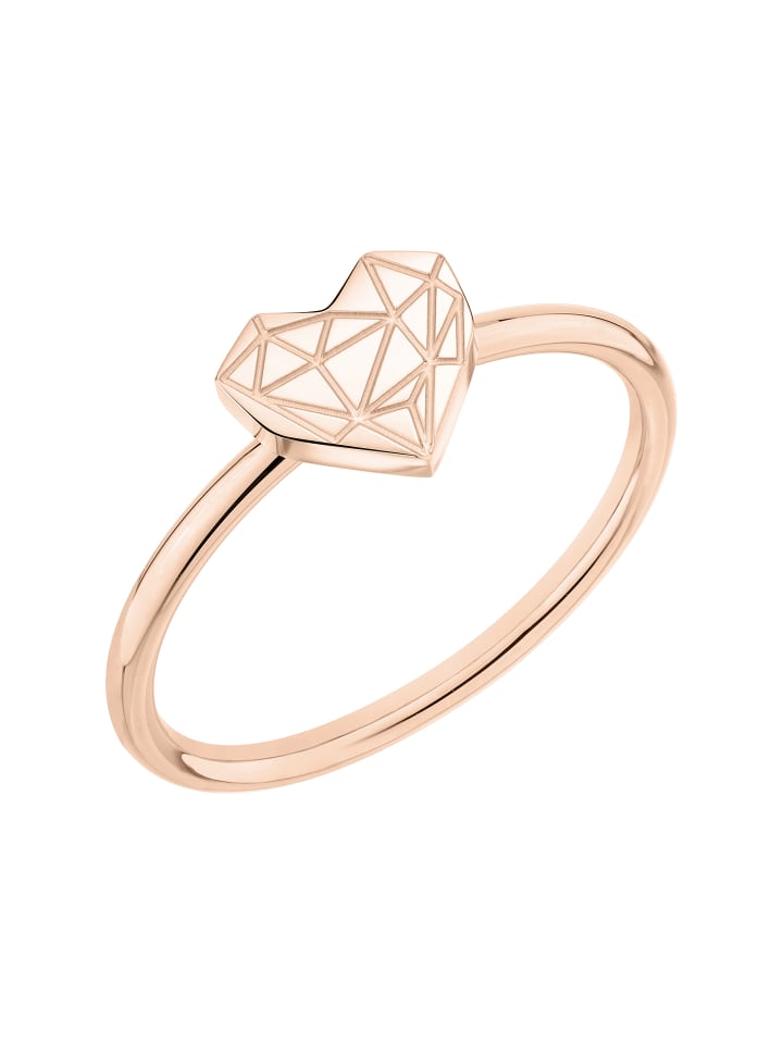 Ring Broken Heart in roségold