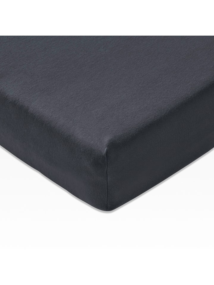 JOOP! UNI Spannbetttuch 90-100x200 cm, Grau