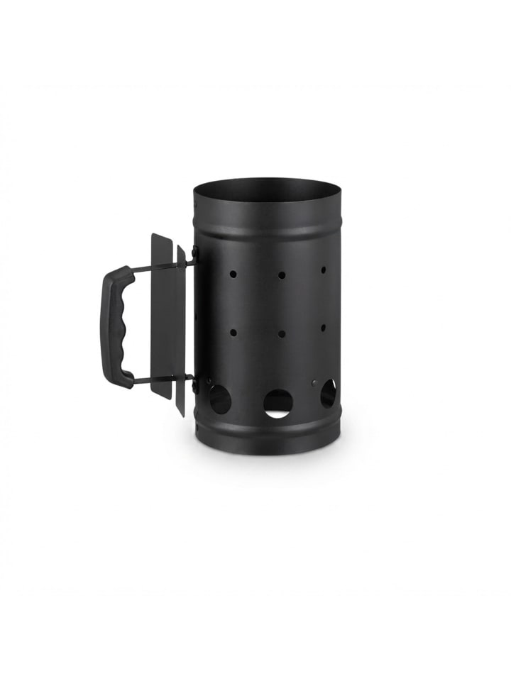 Anzündkamin in Schwarz - Ø16 cm