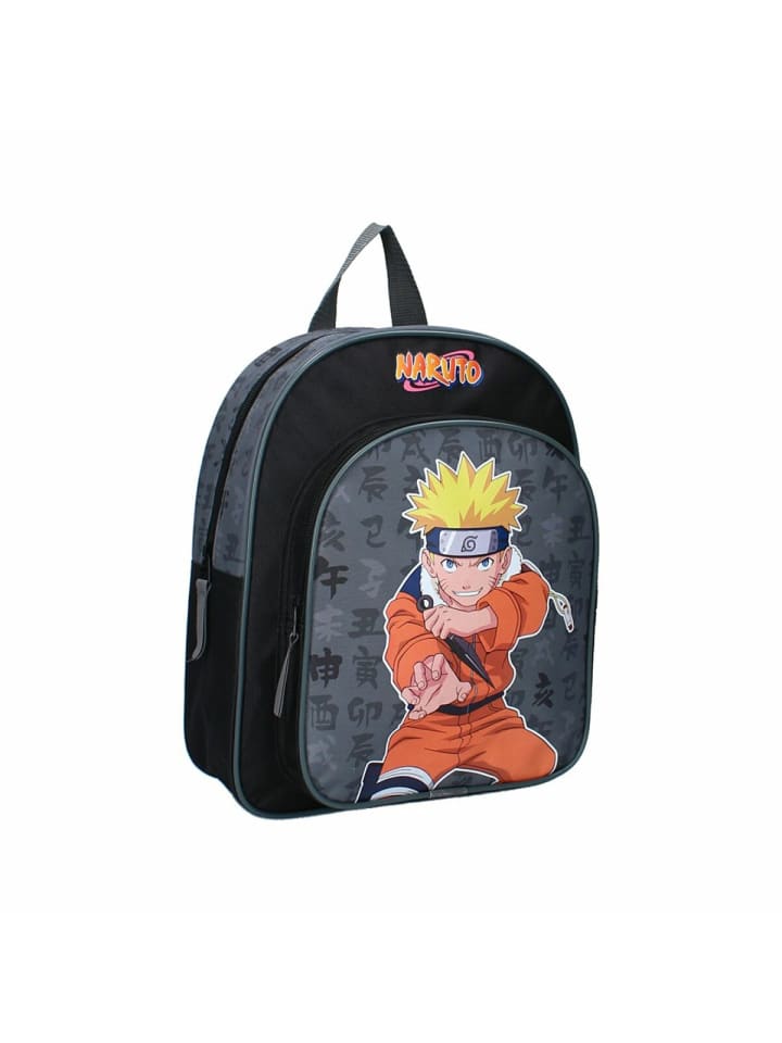 Naruto Schulranzen Der Rucksack für die Ninja-Helden in Schwarz