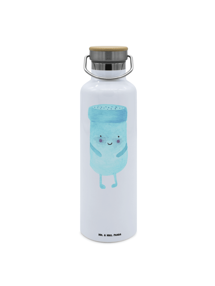 Sportflasche Beste Freunde Salz mit Spruch in Weiß