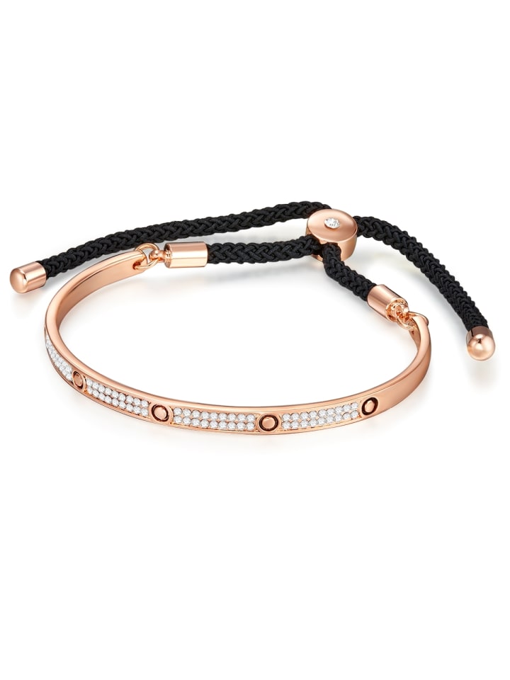 Armband aus Metall-Legierung mit Crystal in roségold