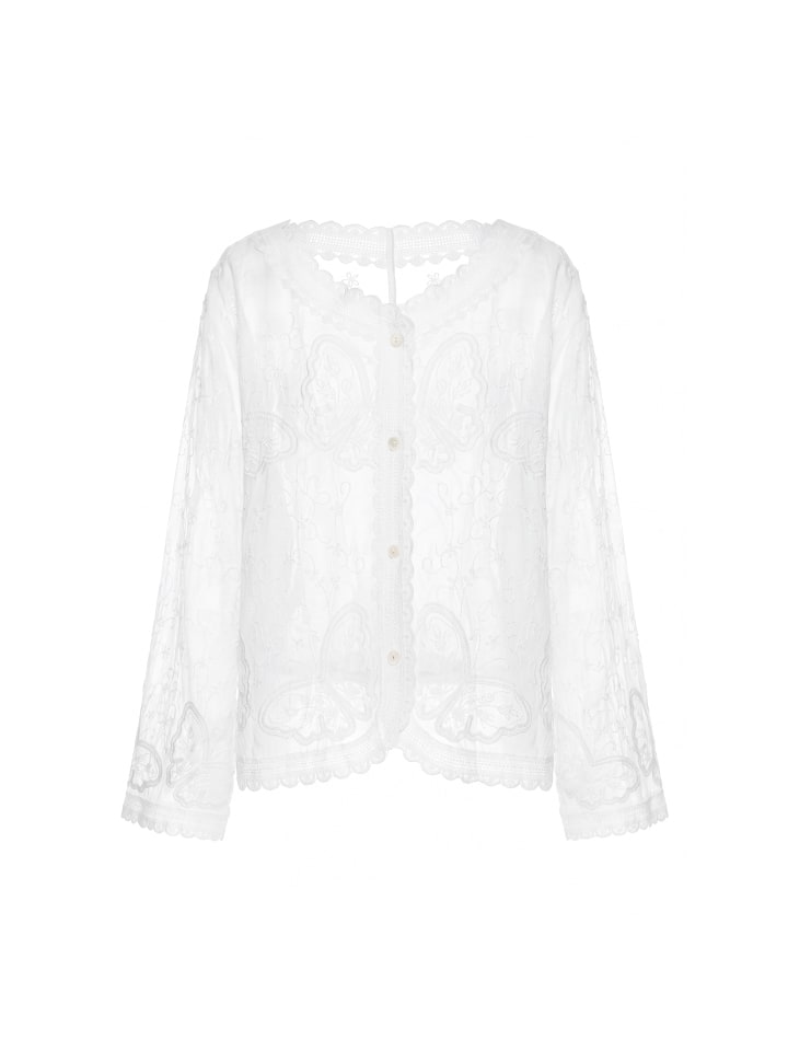 Women Blouse in White