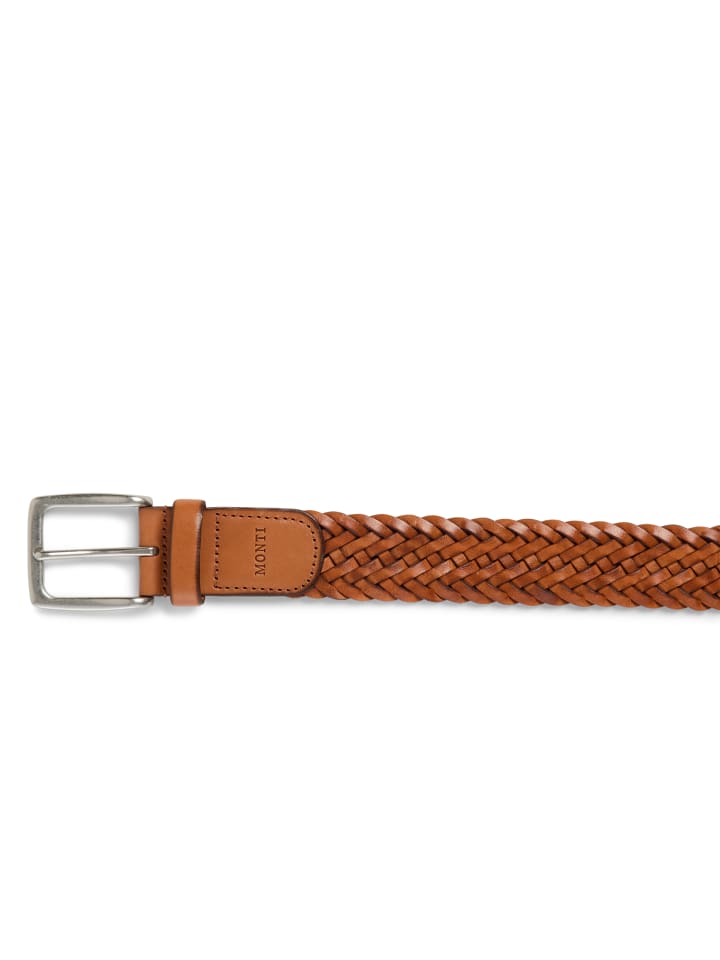 Ledergürtel in cognac - 0001