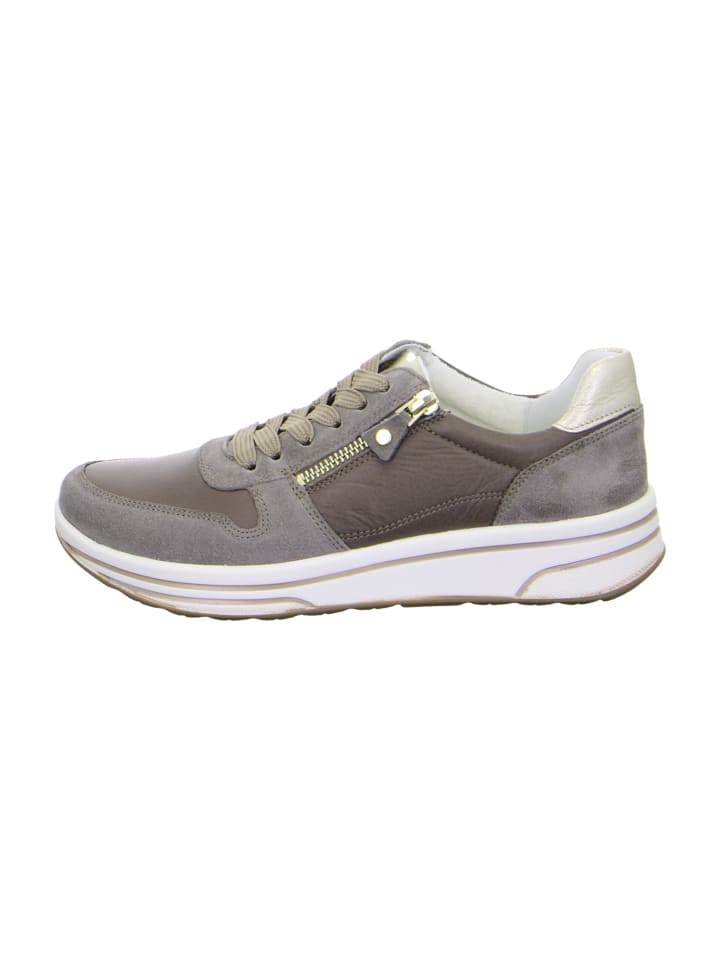 Komfort Schnürschuhe in Beige
