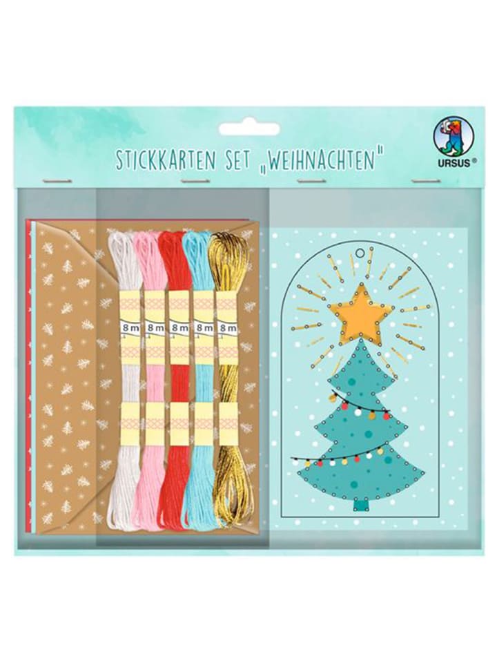 Stickkarten Set Weihnachten - ab 3 Jahren