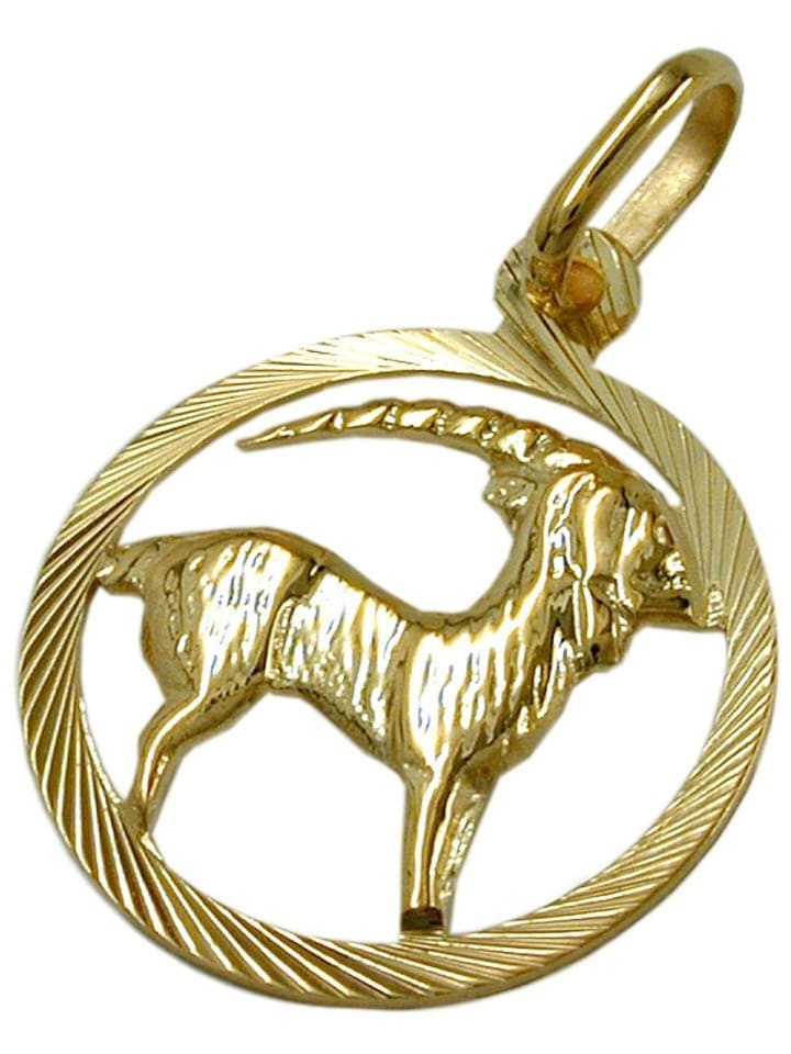 Anhänger 15mm 9Kt GOLD in gold