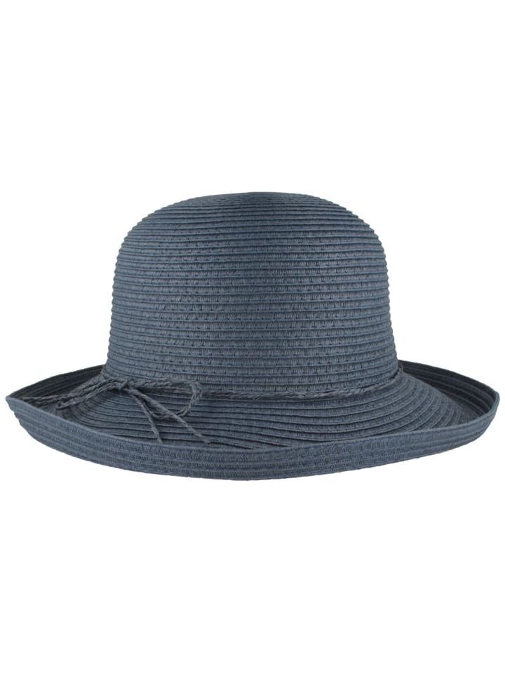 Strohhut in blau