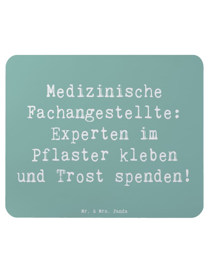 Maus Pad Spruch Medizinische Fachangestellte Ex... in Meeresbrise