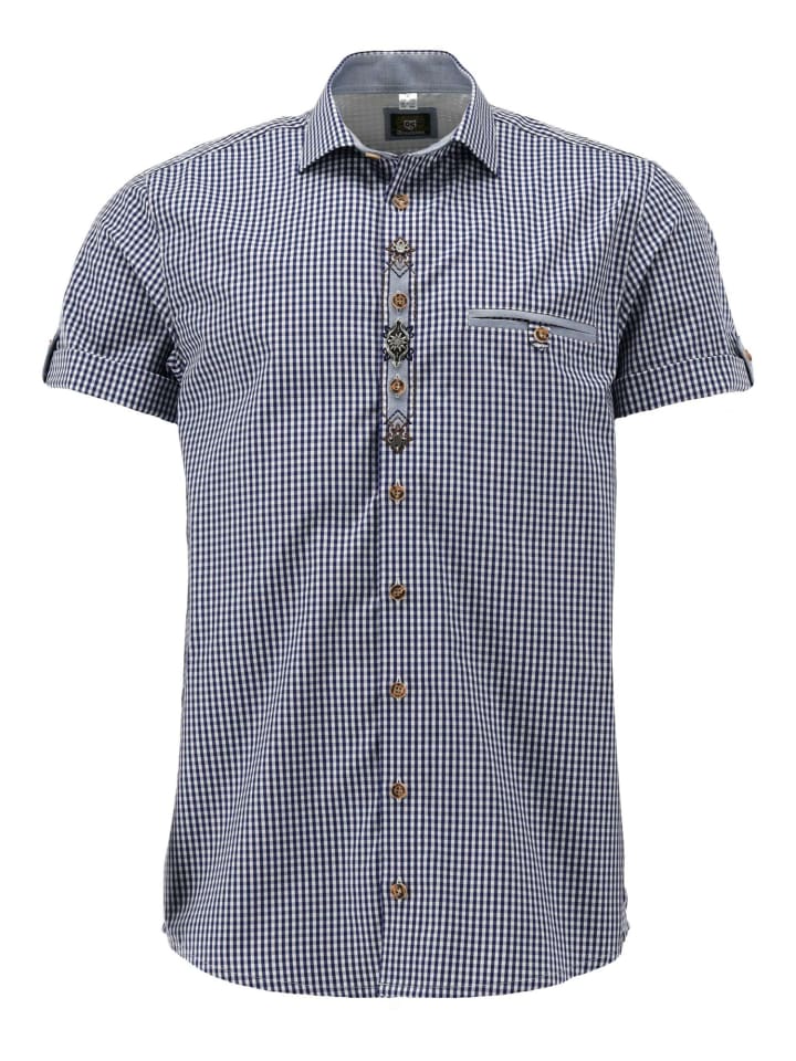 Hemd Scuwe in mittelblau