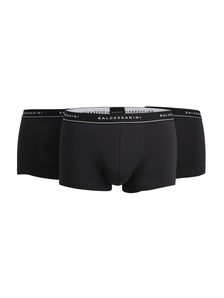 Short-Pants 3Er Pack Vienna in schwarz-dunkel-uni