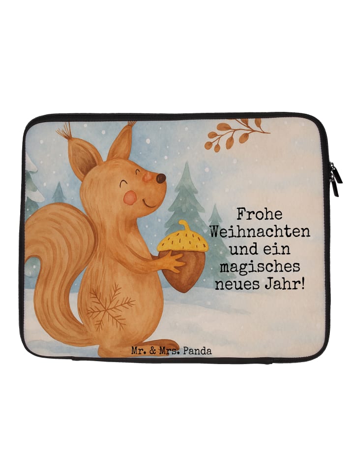 Laptop Tasche Eichhörnchen Weihnachten Design m... in Weiß