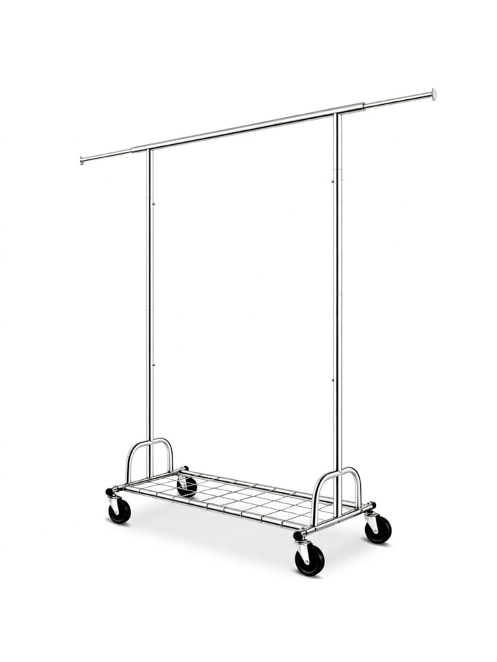 Kleiderständer in Silber