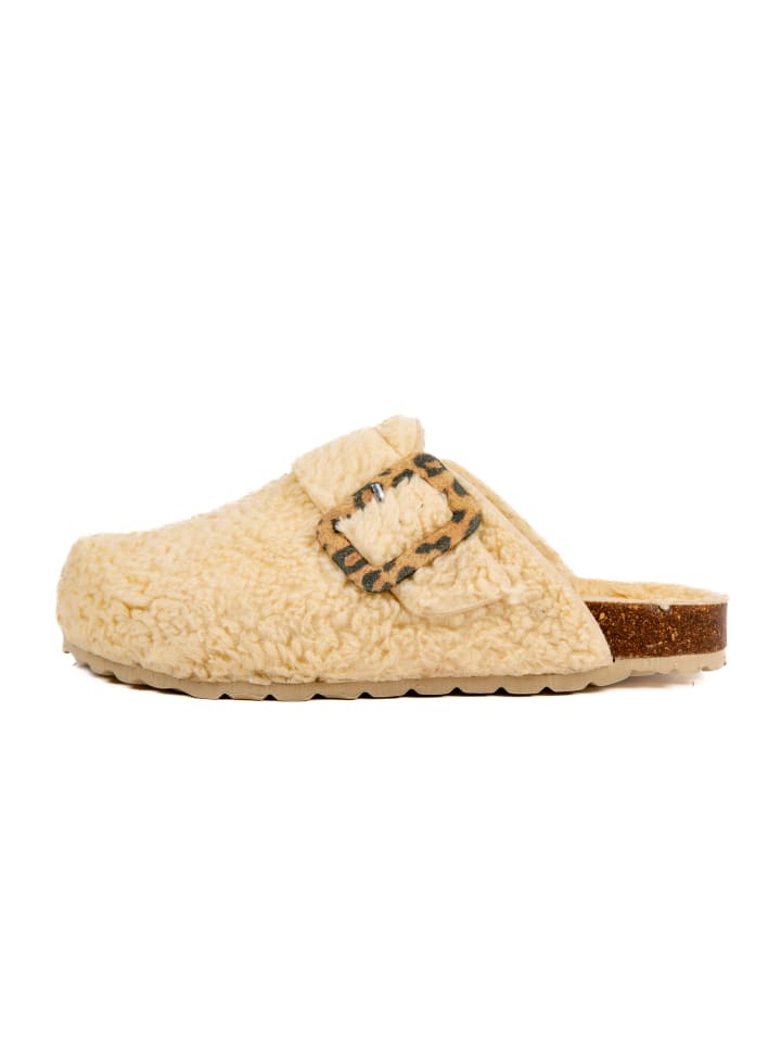 Pantoletten HOME FANTASY in beige
