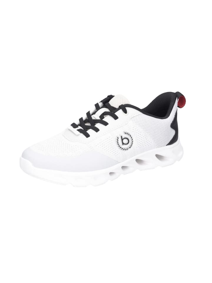 Sportlicher Schnürschuh in weiß