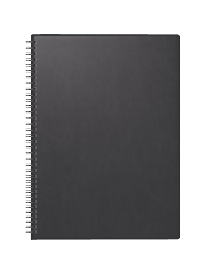 Buchkalender 781 21x29,7cm 1 Woche/2 Seiten schwarz 2027