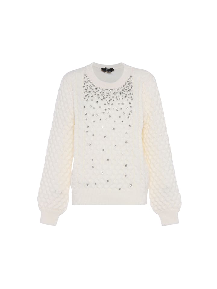 Damen Sweater in WOLLWEISS