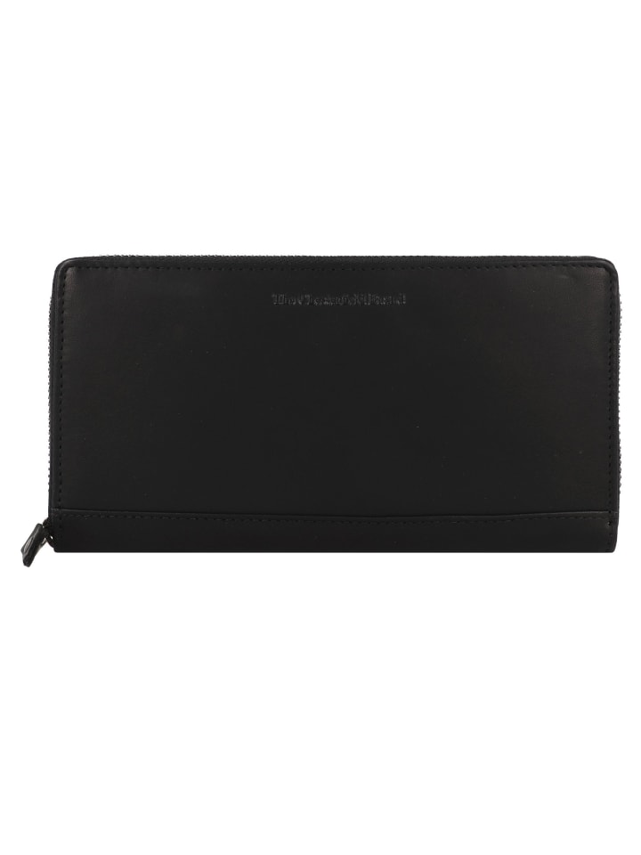 Nova Geldbörse RFID Schutz Leder 19 cm black