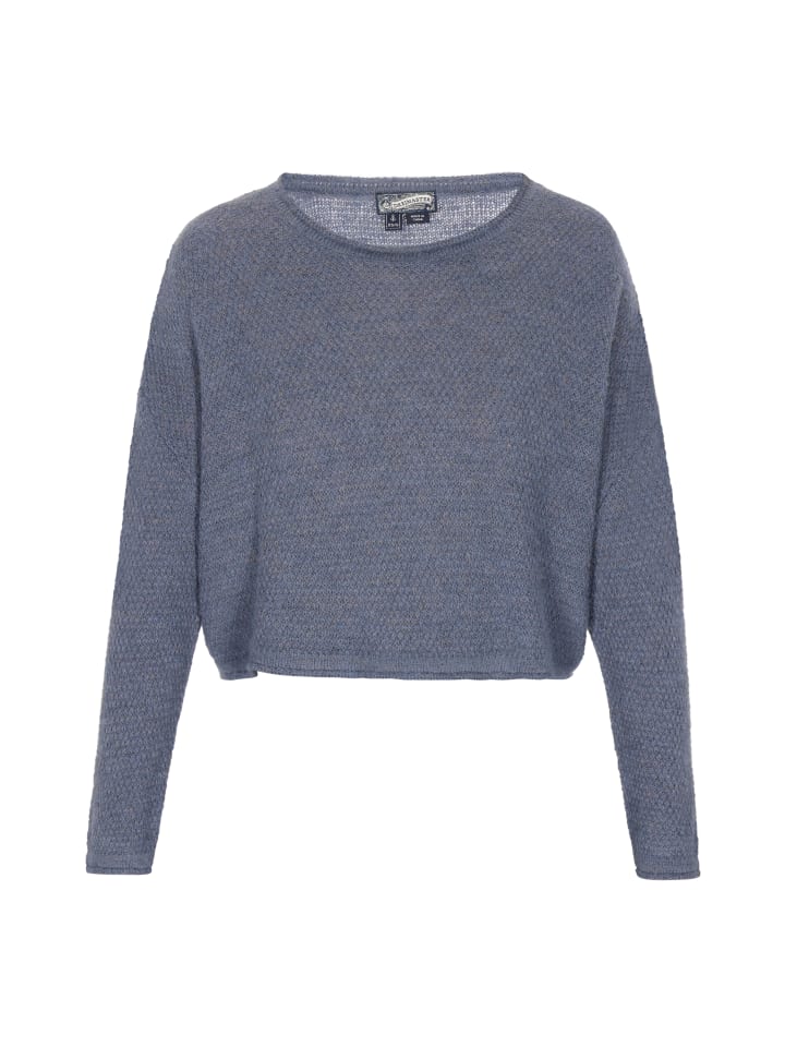 Women Pullover in grey blue