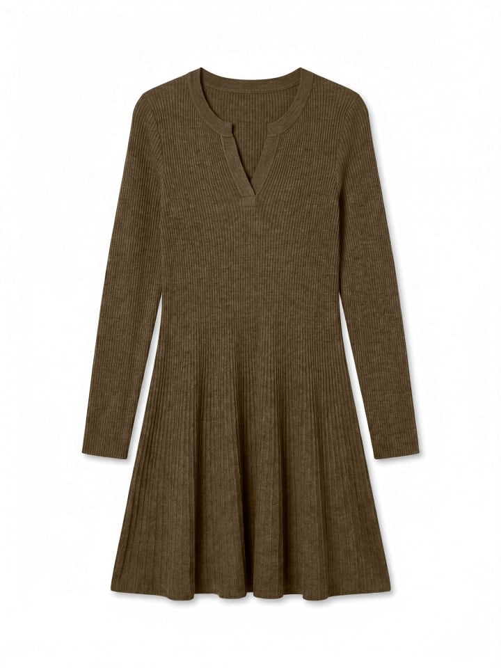 Strickkleid in Beech