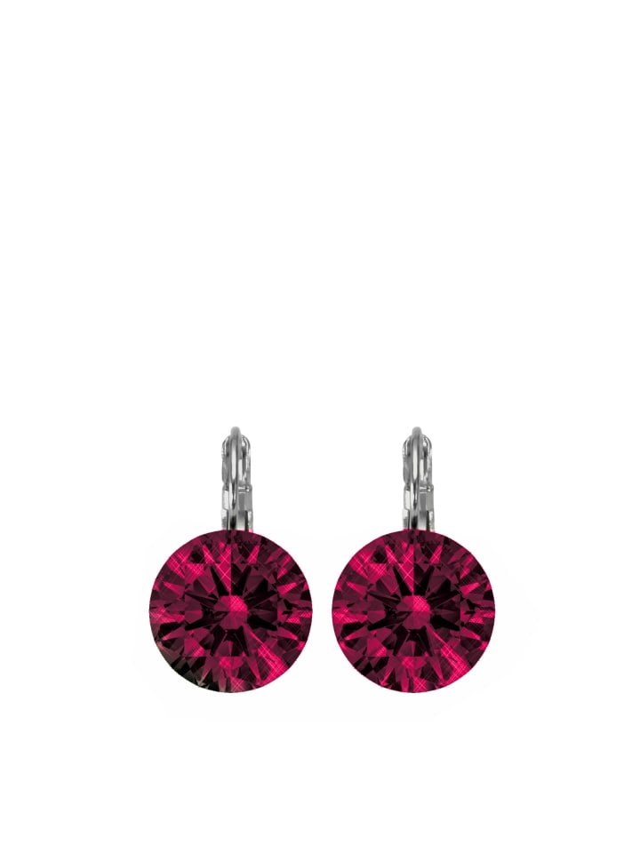 Ohrhänger " München " in pink