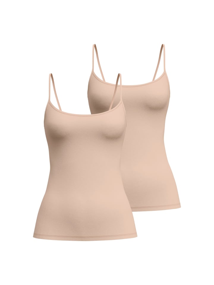 Unterhemd 2er Pack in Nude