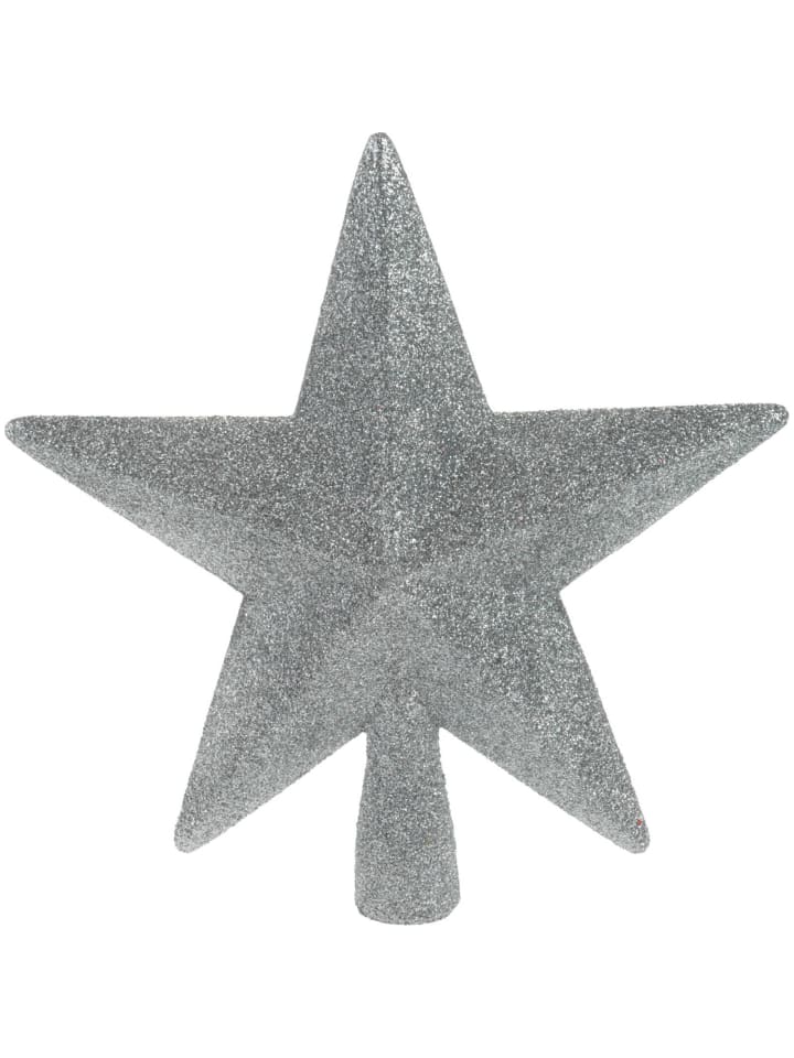 Weihnachtsdekoration in silbern