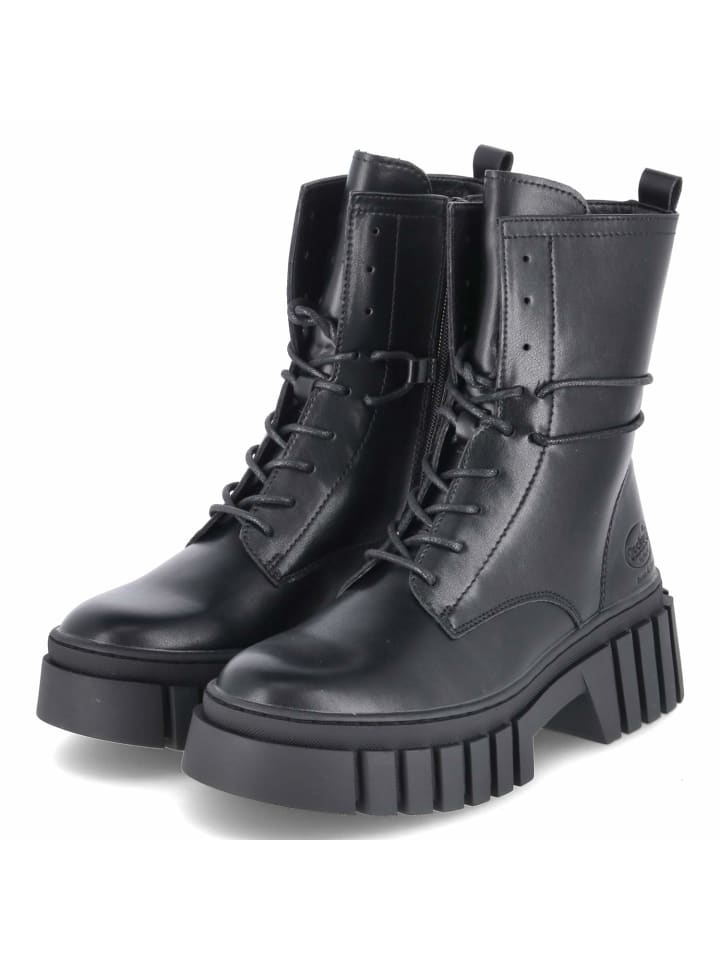 Schnürboots in schwarz