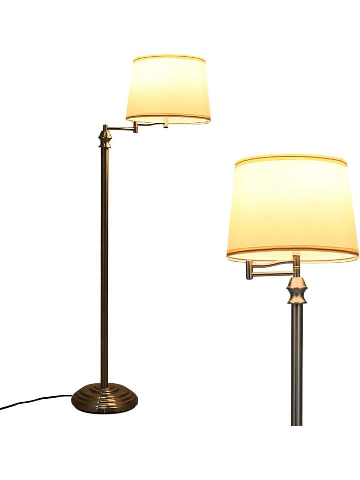 Stehlampe in Beige