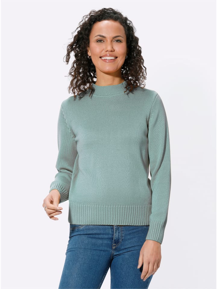 Pullover in kalkmint