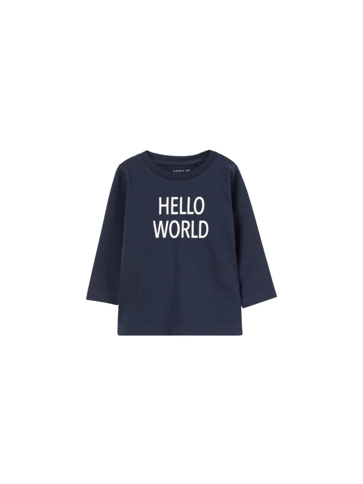 Mädchen langarm Shirt in Blau