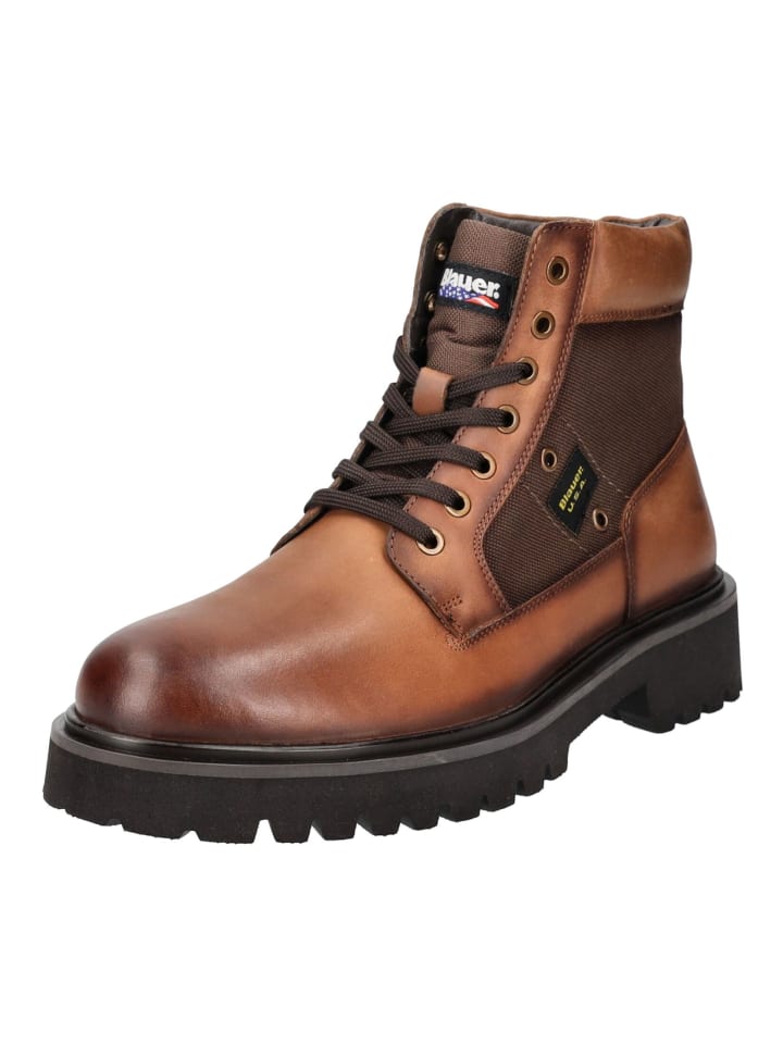 Stiefelette Cognac