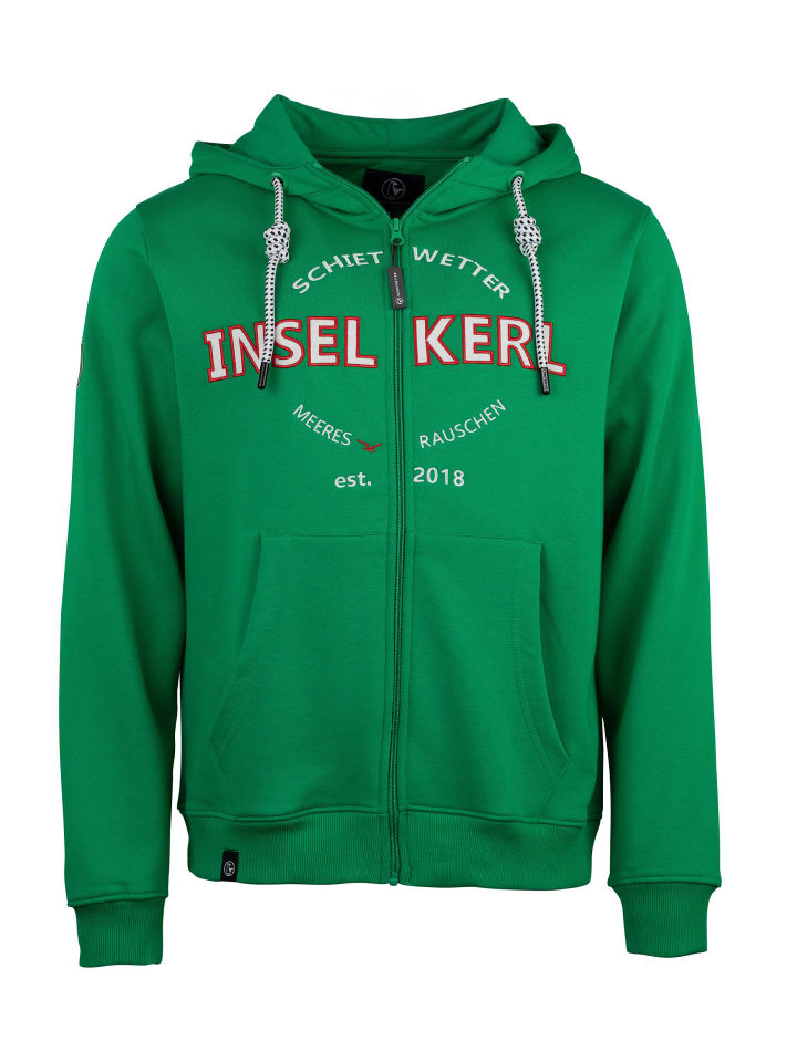 "Inselkerl Fiete" in bright green
