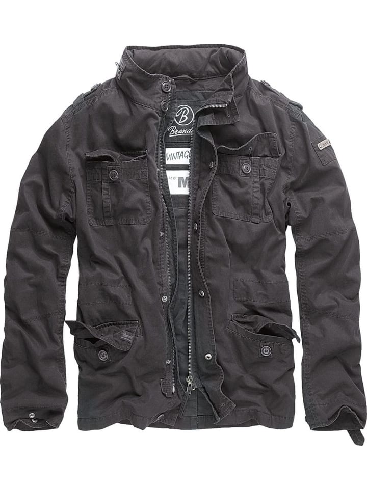 Jacke "Britannia Jacket" in Schwarz