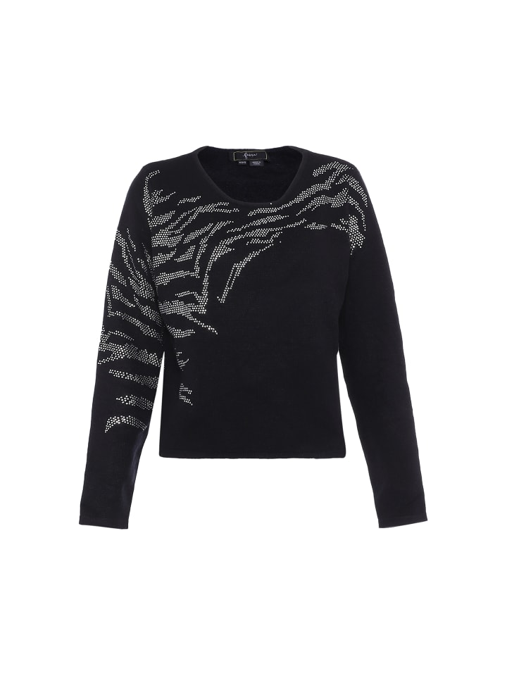Damen Strickpullover in SCHWARZ