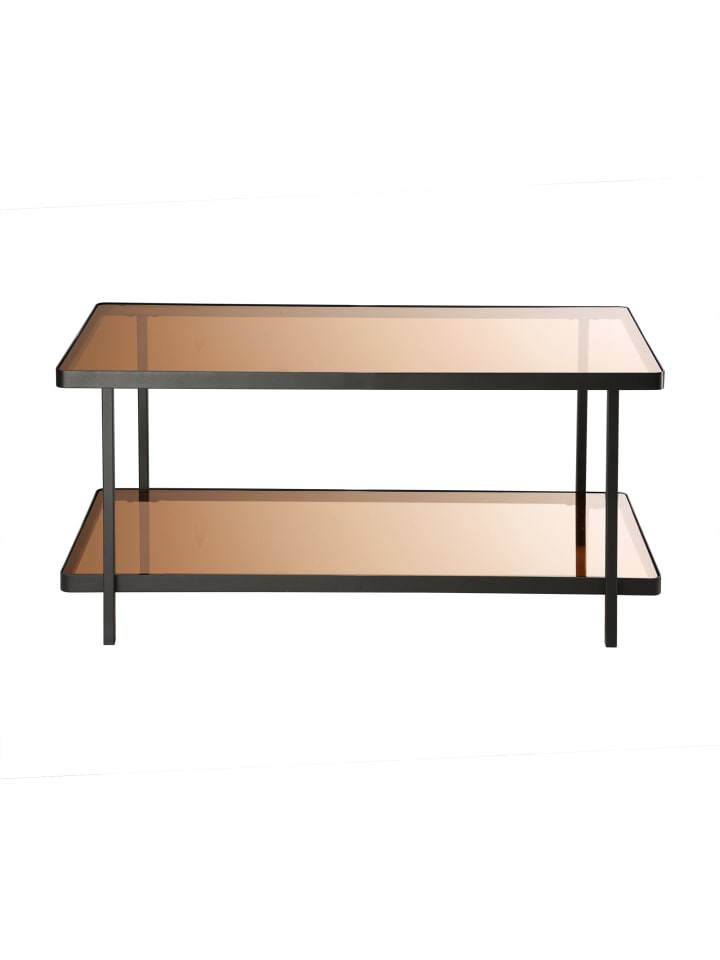 Couchtisch ORA in Schwarz - (W)100 x (H)48 x (L)50 cm