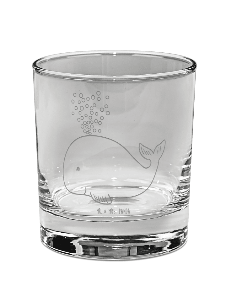 Tumbler Wal Konfetti ohne Spruch in Transparent