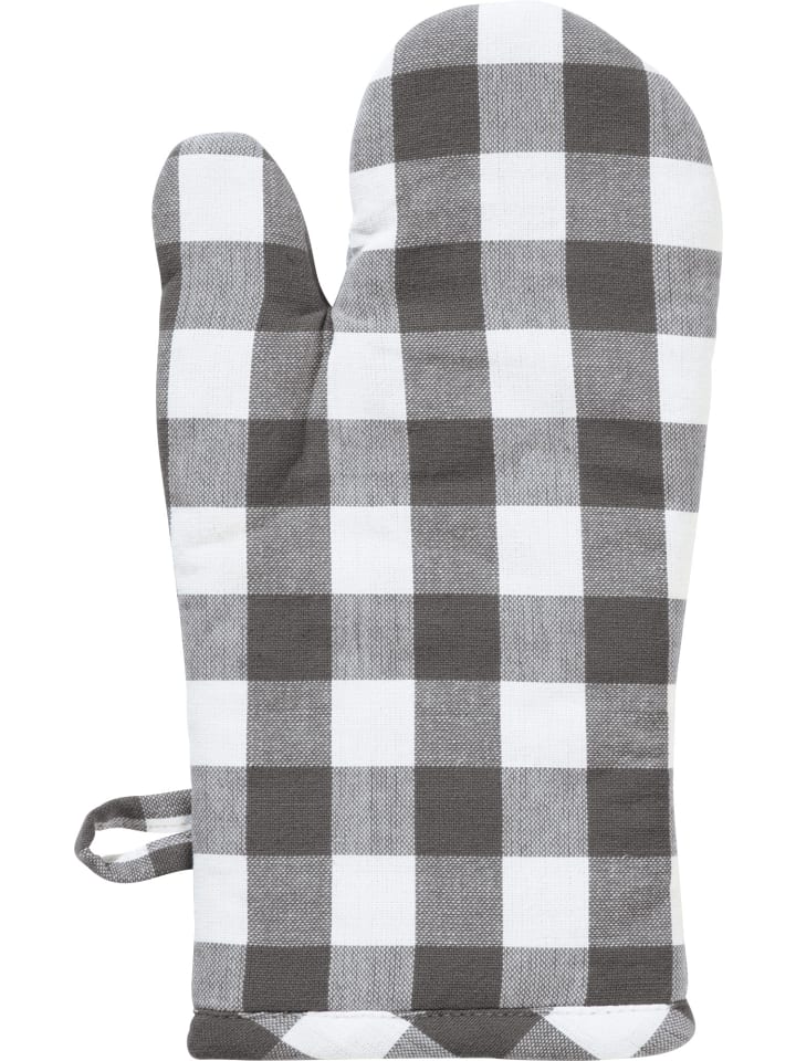 Baumwolle Ofenhandschuh Nashville in grau