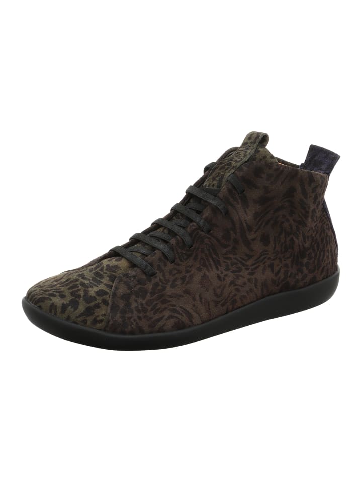 Sneakers High NATURE in Oliv/Kombi