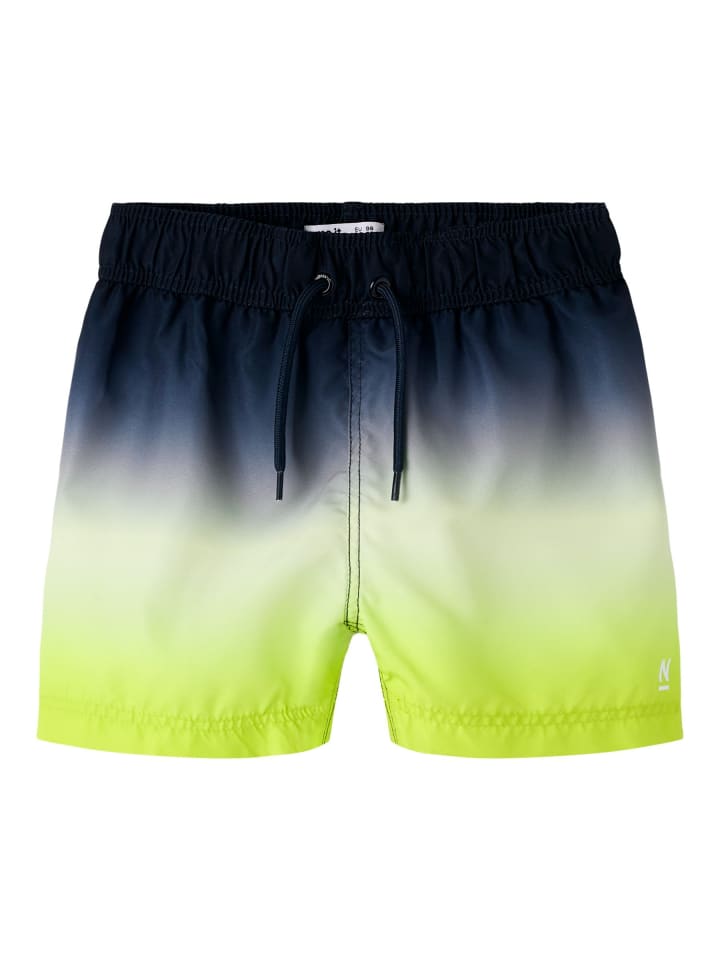 Badeshorts in Acid Lime