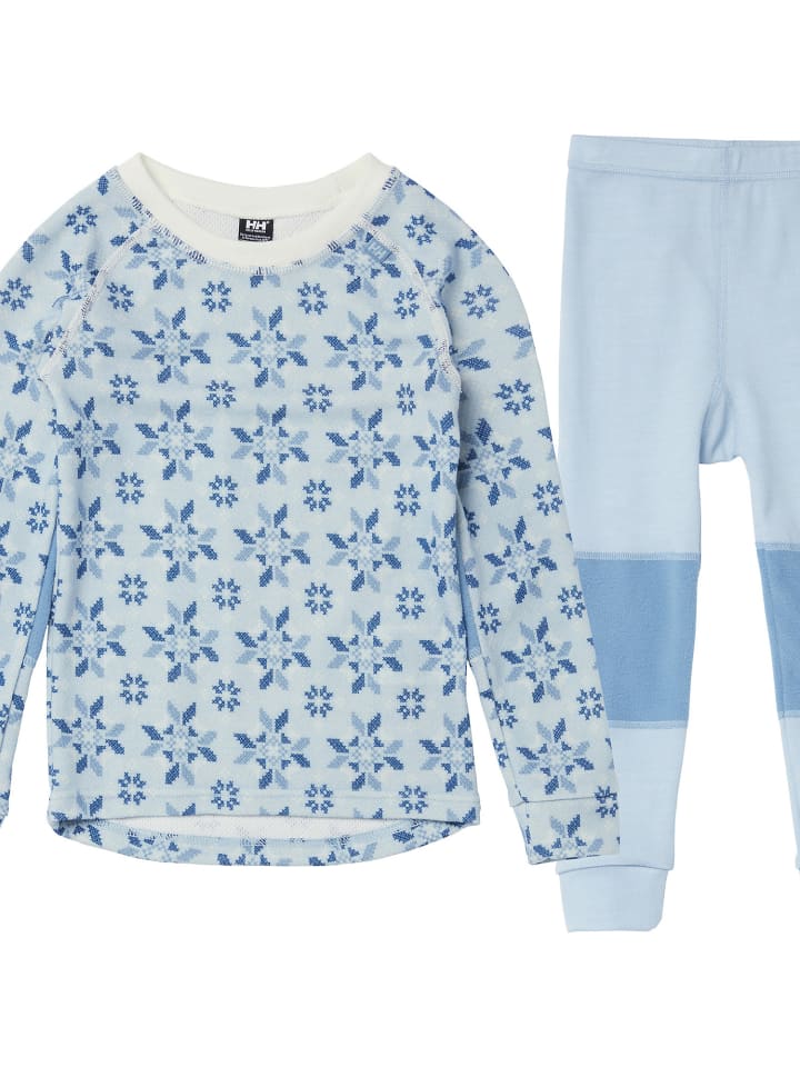 HH GRAPHIC LIFAMERINO SET in Blau