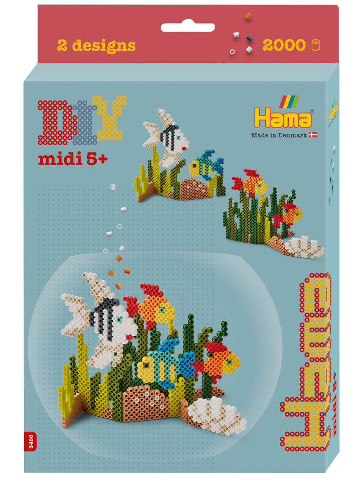 kl. Geschenkpackung Aquarium Midi-Bügelperlen - ab 5 Jahren