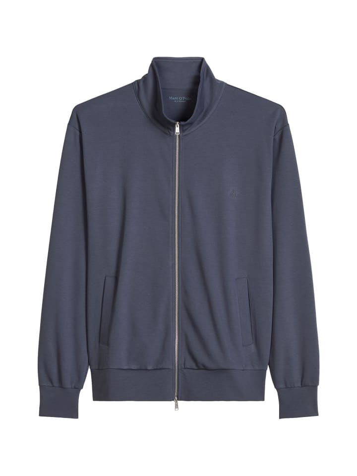 Sweatjacke classic in odessey blue
