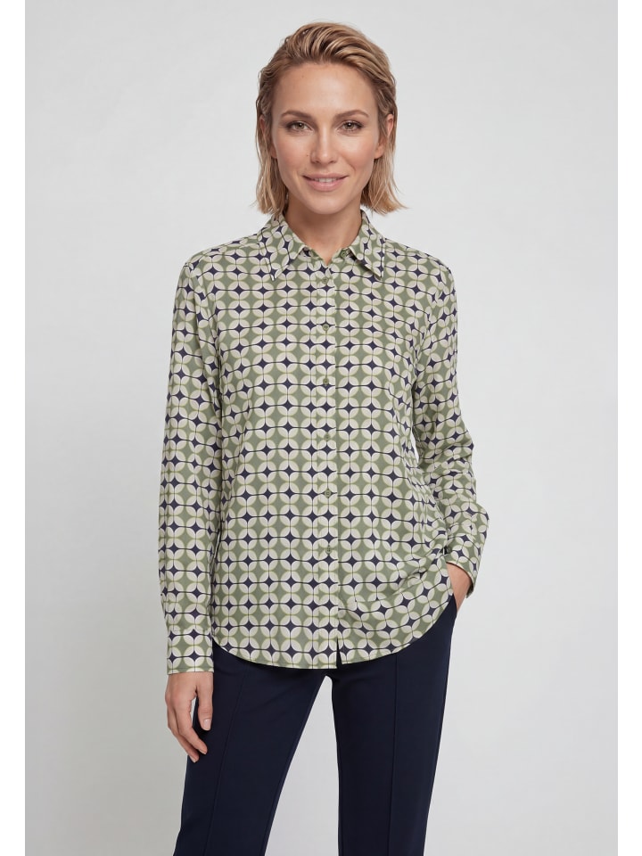 Bluse in Moss Green