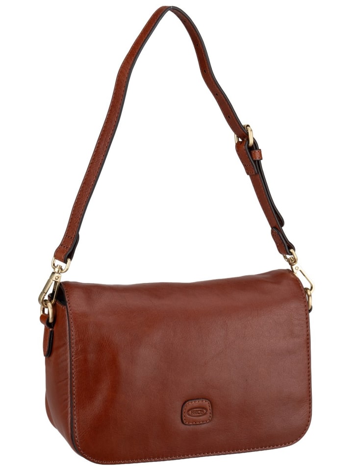 Schultertasche Volterra in Tabak