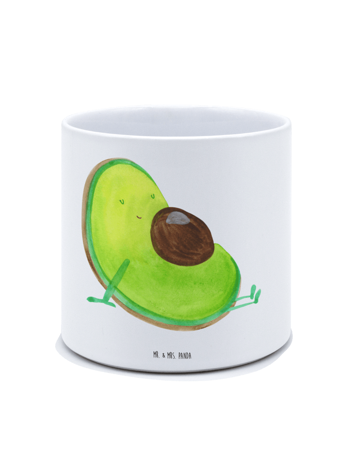 Pflanzkübel Groß Avocado Schwangerschaft ohne S... in Weiß